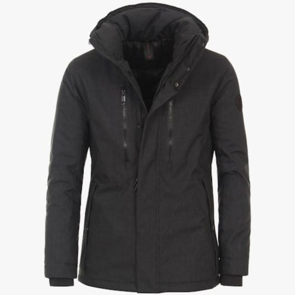 CASA MODA FUNCTIONAL MEN BLACK JACKET